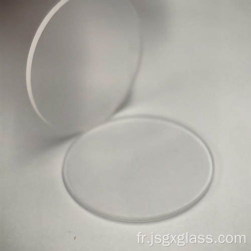 Disques optiques en verre trempé B270 pour applications de précision